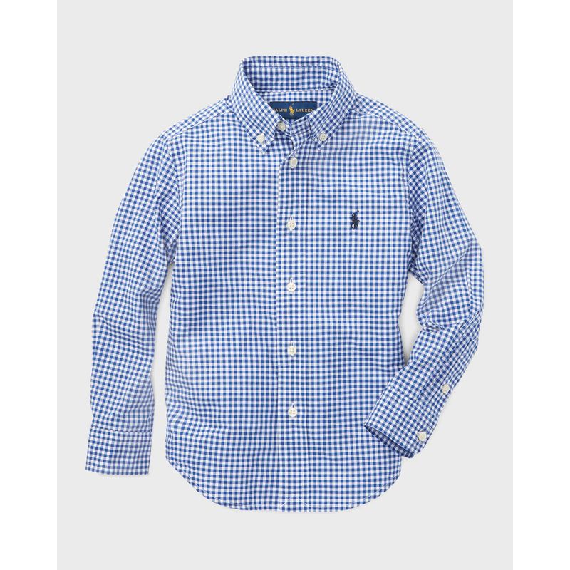 Poplin-Woven-Gingham-Sport-Shirt-Size-2-7
