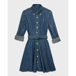 Girl-s-Denim-Belted-Shirt-Dress