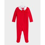 Boy-s-Embroidered-Velour-Coverall-Size-3M-9M