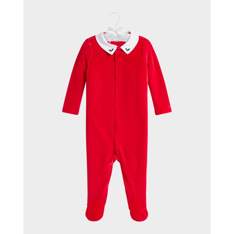 Boy-s-Embroidered-Velour-Coverall-Size-3M-9M