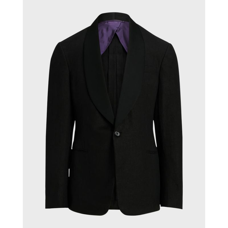 Men-s-Kent-Hand-Tailored-Linen-Tuxedo-Jacket