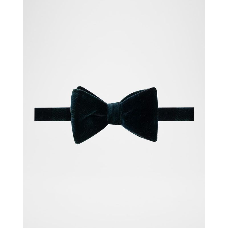 Men-s-Plaid-Velvet-Bow-Tie