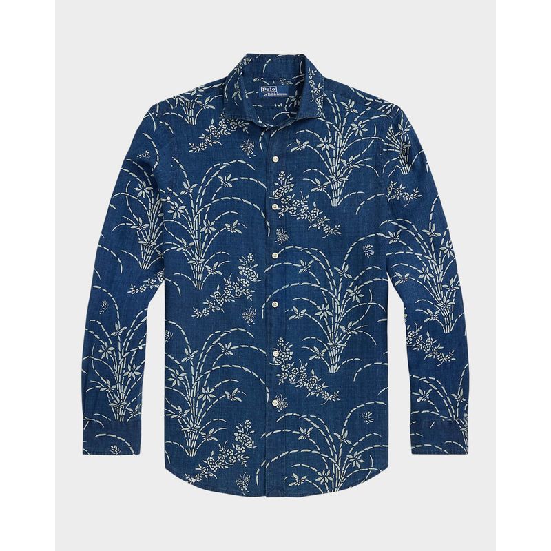 Men-s-Classic-Fit-Floral-Linen-Sport-Shirt