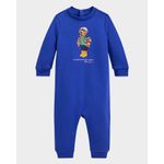 Boy-s-Fleece-Polo-Bear-Coverall-Size-3M-9M