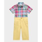 Boy-s-Plaid-Poplin-Shirt-and-Chino-Pants-Set-Size-3M-24M