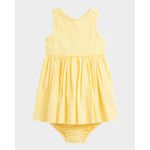 Girl-s-Gingham-Seersucker-Dress-Size-3M-24M