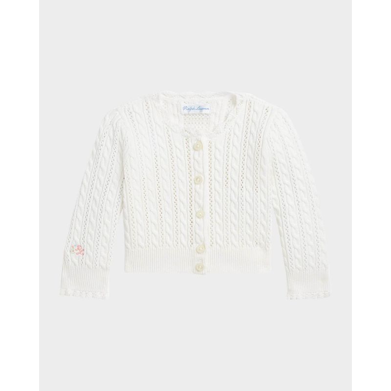 Girl-s-Mini-Cable-Knit-Cardigan-Size-3M-24M