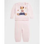 Girl-s-Flag-Bear-Intarsia-Knit-Sweater-and-Pants-Set-Size-3M-24M