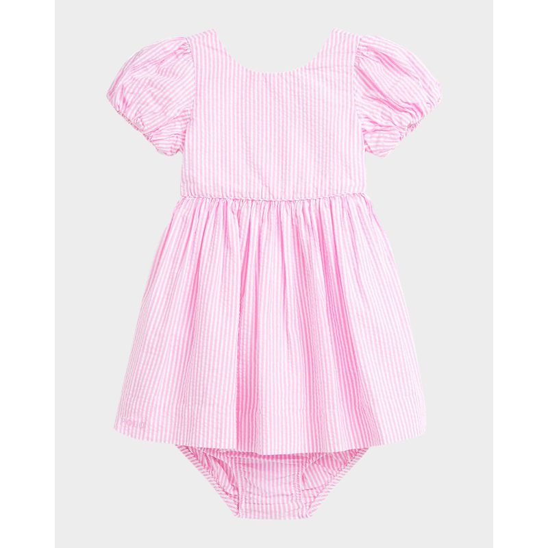 Girl-s-Striped-Seersucker-Dress-Size-3M-24M