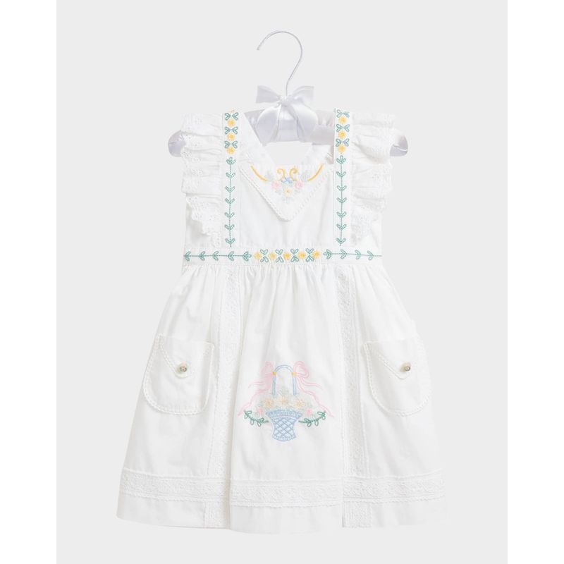 Girl-s-Eyelet-Embroidered-Floral-Dress-Size-9M-24M