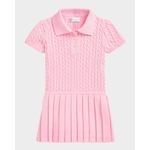 Girl-s-Cable-Knit-Polo-Dress-Size-3M-24M