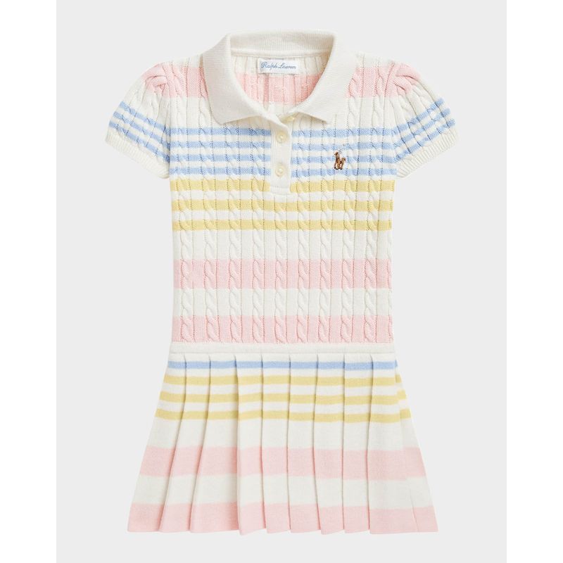 Girl-s-Striped-Cable-Knit-Combo-Dress-Size-3M-24M