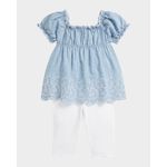 Girl-s-Chambray-Leggings-Set-Size-3M-24M