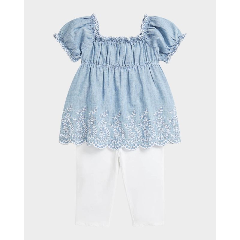 Girl-s-Chambray-Leggings-Set-Size-3M-24M