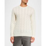 Cashmere-Cable-Knit-Crewneck-Sweater-Cream