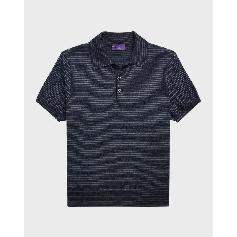 Men-s-Striped-Silk-Cotton-Polo-Collar-Sweater
