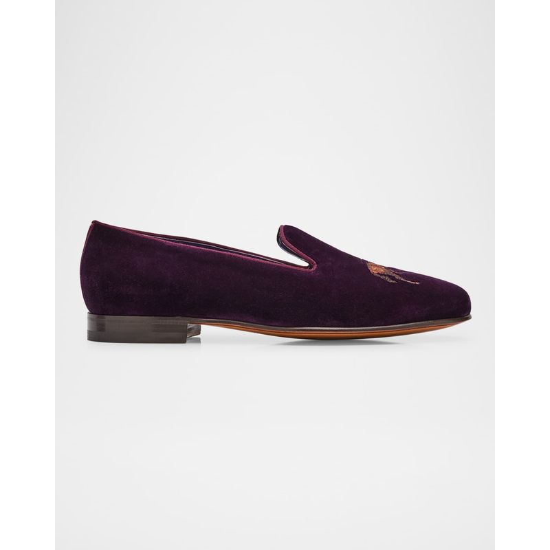 Men-s-Alonzo-Embroidered-Velvet-Slippers