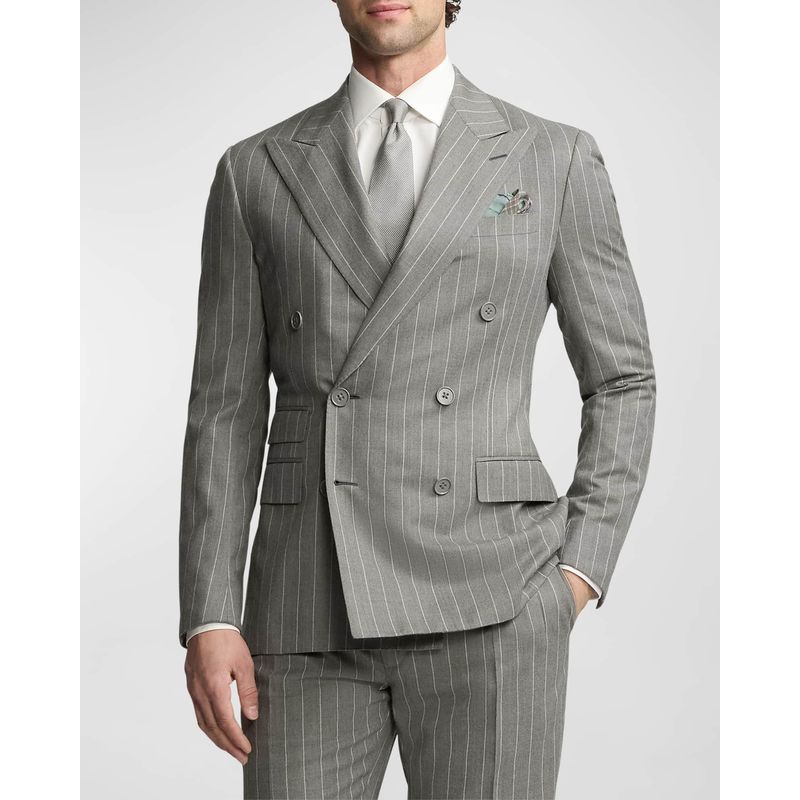 Men-s-Plaid-Print-Silk-Crepe-Pocket-Square