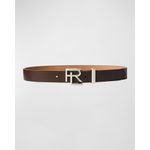 RL-Logo-Leather-Belt-Medium