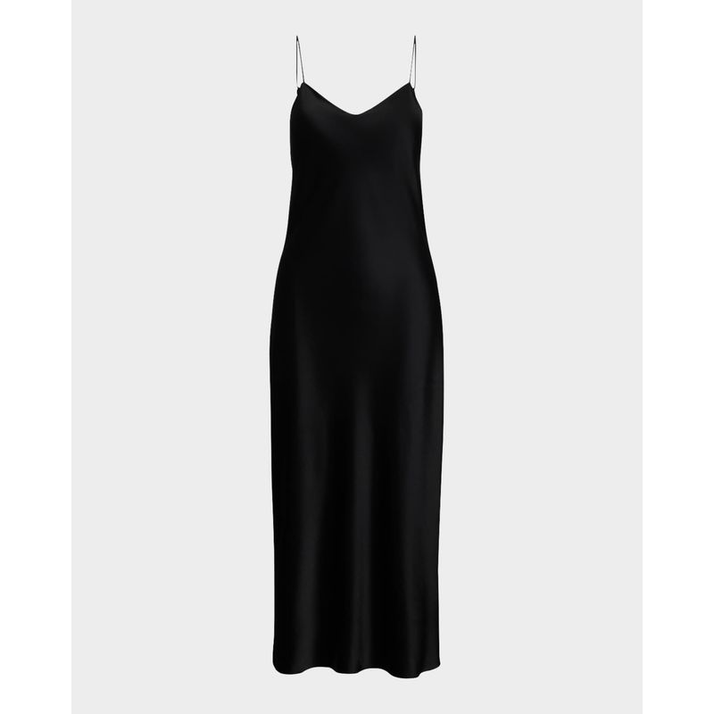 Satin-Midi-Slip-Dress