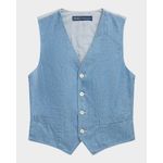 Cotton-Chambray-Vest