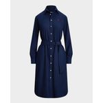 Cotton-Oxford-Belted-Shirtdress