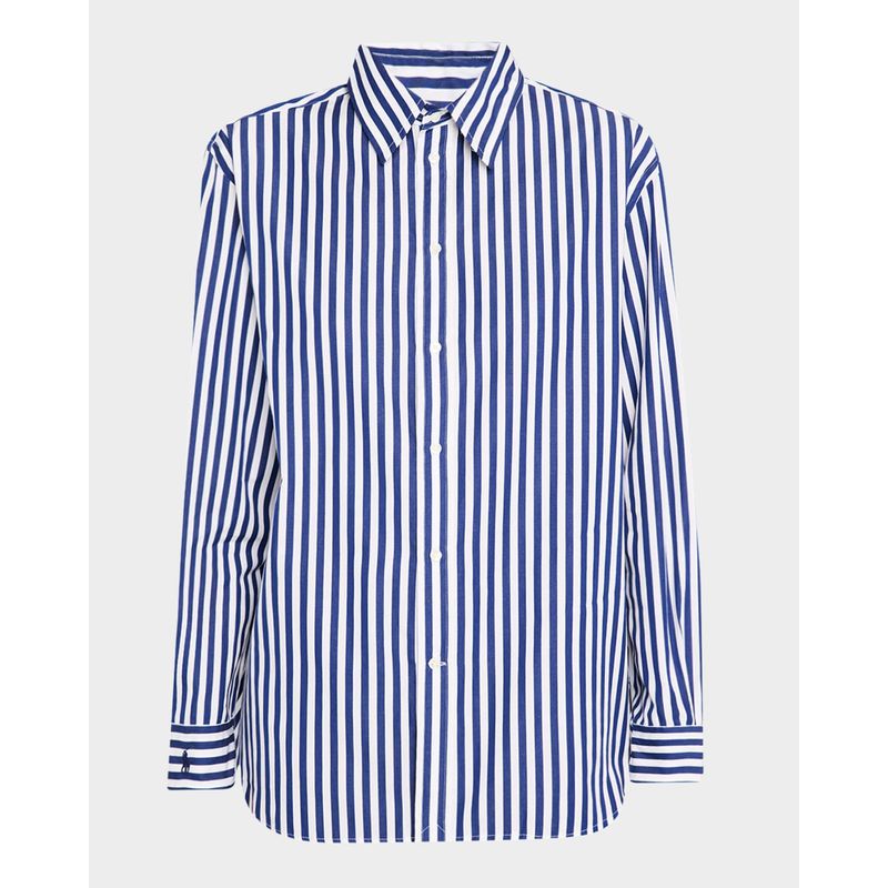 Oversize-Fit-Striped-Cotton-Shirt