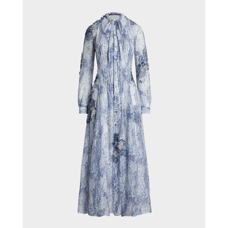 Hannes-Floral-Print-Gauze-Maxi-Dress