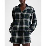 Plaid-Shortie-Pajama-Set