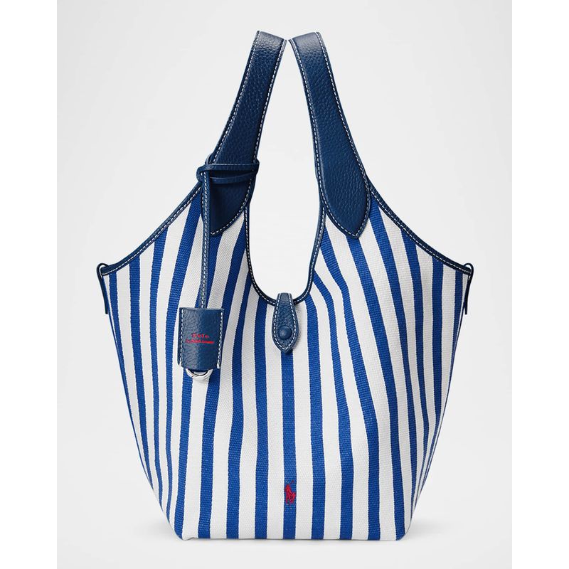 Polo-Play-Striped-Canvas-Tote-Bag