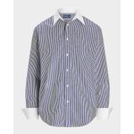 Extended-Cuff-Striped-Cotton-Shirt