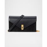 Polo-ID-Suede-Leather-Chain-Wallet---Bag