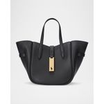 Small-Grain-Leather-Tote-Bag