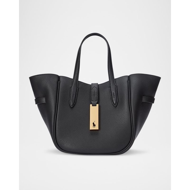 Small-Grain-Leather-Tote-Bag