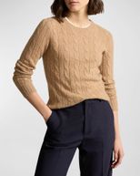Cable-Knit Cashmere Sweater-1739452356428