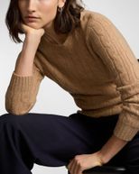 Cable-Knit Cashmere Sweater-1739452407641