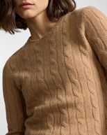 Cable-Knit Cashmere Sweater-1739452432943
